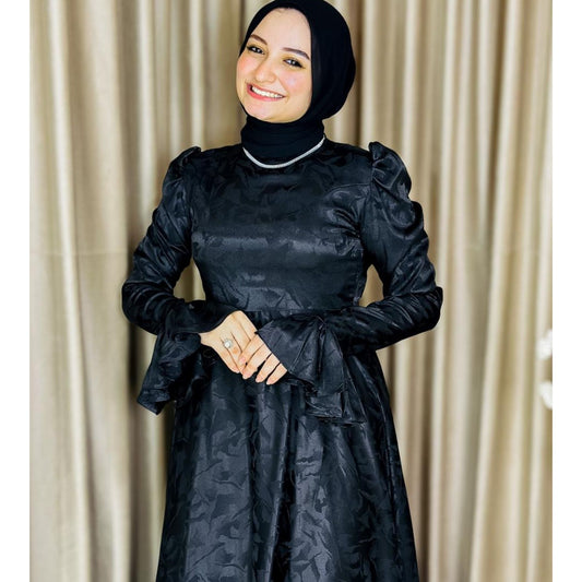 Lotus Jacquard Dress
