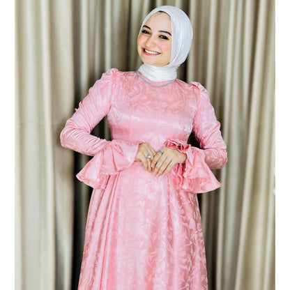 Lotus Jacquard Dress