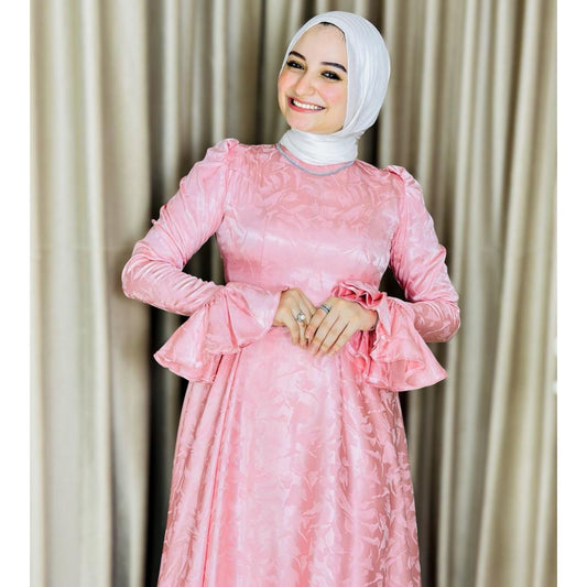 Lotus Jacquard Dress